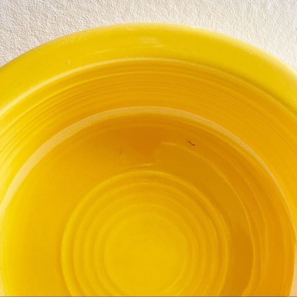 Fiesta Set of 5 1/2” Original Yellow Glaze Fruit Bowls In Retired 1936-1969 - Picture 7 of 10